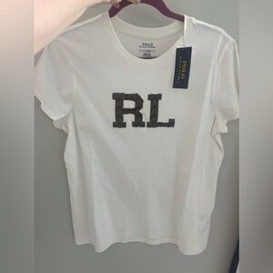 Beaded Monogram T-shirt in Cotton Jersey